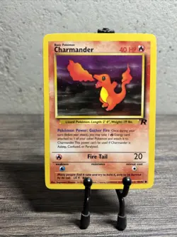 Charmander 50/82 Team Rocket Regular Common-Pokemon TCG-WOTC-Fast Shipping-NM!! - Image 1