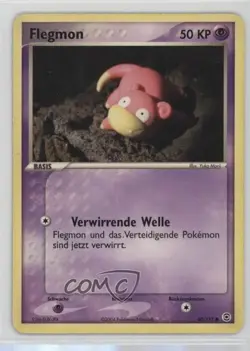 Slowpoke German Pokemon EX FireRed & LeafGreen #80 2004 - Image 1