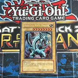 Yu-Gi-Oh Blue-Eyes White Dragon BPT-009 Secret Rare LIGHT PLAY - Image 1