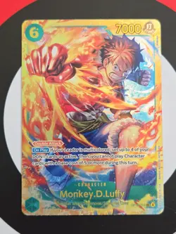 Monkey.D.Luffy OP13-118 SEC Carrying On His Will One Piece English - Image 1