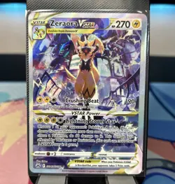 Pokemon Card Zeraora VSTAR GG43/GG70 Crown Zenith Galarian Gallery Near Mint - Image 1