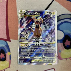 Pokemon Card Zeraora VSTAR GG43/GG70 Crown Zenith Galarian Gallery Near Mint - Image 2