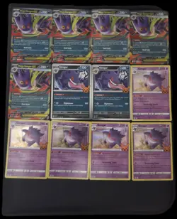 24 Card Lot Mega Gengar Ex Pokemon Card GENUINE TCG Cards ULTRA EX - Image 1
