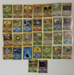 VINTAGE POKEMON LOT 30 Cards (NM-HP) WOTC / GAMEFREAK / NINTENDO - Image 1