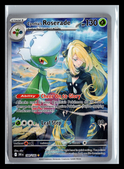 Cynthia's Roserade 184/182 Illustration Rare Destined Rivals Pokemon Card NM - Image 1