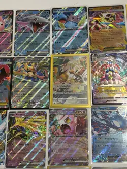 MASSIVE POKEMON TCG ILLUSTRATION RARE EX V LOT (35 CARDS) - Image 5