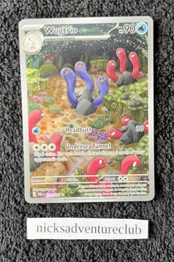 Wugtrio – 224/091 – Paldean Fates Pokemon Card (Pack Fresh) - Image 1