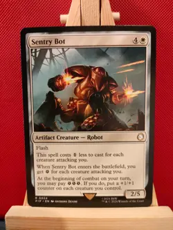 Sentry Bot - Fallout (Universes Beyond) - Rare - NM - MTG - Image 1