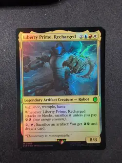 MTG - Liberty Prime, Recharged - Foil - Free P+P - Image 1