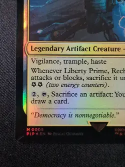 MTG - Liberty Prime, Recharged - Foil - Free P+P - Image 4