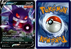 Pokemon Card - Gengar V 156/264 Fusion Strike V Rare Holo Near Mint - Image 3