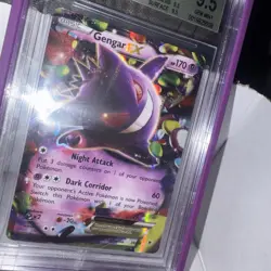 2014 Pokemon Phantom Forces Gengar EX Full Art BGS 9.5 Gem Mint - Image 2
