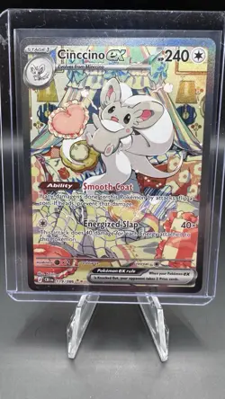 Pokemon Chaos Rising Cinccino EX 119/086 Special Illustration Rare SIR Holo EN - Image 1
