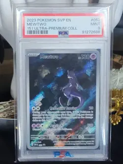 Pokemon TCG 151 Ultra Premium Mewtwo Collection Black Star Promo PSA9 - Image 1