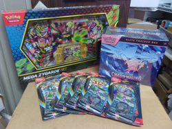 POKEMON MEGA ZYGARDE EX BOX + CHAOS RISING ETB & (5) CHECKLANE PACKS - Image 1