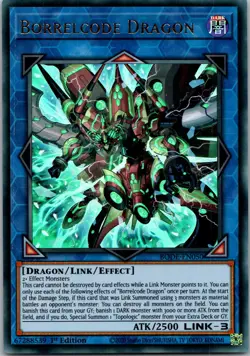 Yugioh Borrelcode Dragon BODE-EN050 1st Edition Ultra Rare NM - Image 1