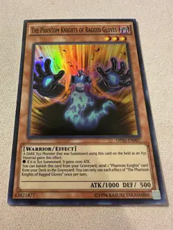 Yu-Gi-Oh! The Phantom Knights of Ragged Gloves OP02-EN007 Super Rare Near Mint - Image 1