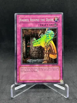 Yugioh Barrel Behind the Door Super Rare PGD-095 NM - Image 1
