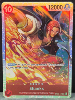 Shanks PRB-02 OP06-007 Super Rare The Best Vol 2 One Piece Near Mint Card NM TCG - Image 1