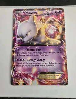 Mewtwo EX XY107 XY Holo Pokemon Card Nm 2016 - Image 1
