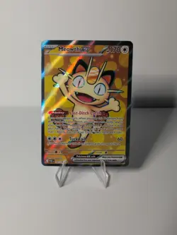 Meowth ex 107/088: Perfect Order Pokemon Card Full Art NM - Image 1