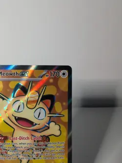 Meowth ex 107/088: Perfect Order Pokemon Card Full Art NM - Image 2
