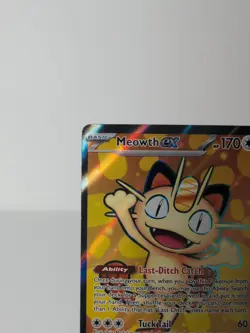 Meowth ex 107/088: Perfect Order Pokemon Card Full Art NM - Image 3