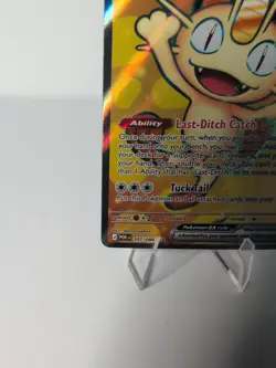 Meowth ex 107/088: Perfect Order Pokemon Card Full Art NM - Image 4