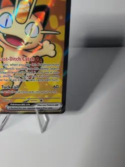 Meowth ex 107/088: Perfect Order Pokemon Card Full Art NM - Image 5