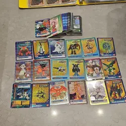 Bandai Digimon CCG Foil Card Lot Rookie Champion Tentomon Taomon Gomamon - Image 1