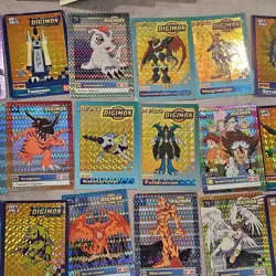 Bandai Digimon CCG Foil Card Lot Rookie Champion Tentomon Taomon Gomamon - Image 3