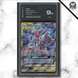 Pokemon Card Italian - Mewtwo e Mew GX #SM191 - Black Star Promo - AiGrading 9.5 - Image 1
