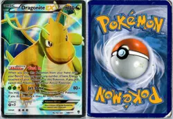 Pokemon Card - Dragonite EX Furious Fists 108/111 2014 Ultra Rare Damaged - Image 3