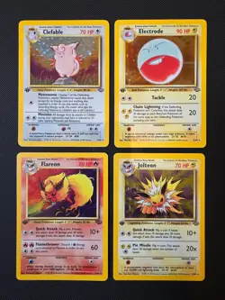 Pokemon 1st Edition Jungle Complete Set 64/64 WOTC VIntage LIGHT PLAY - Image 2