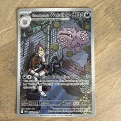 Team Rocket's Weezing (Illustration Rare) 199/182 Pokemon Destined Rivals - Image 1