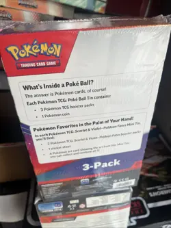 Paldean Fates 2 Mini Tins + Pokeball Box Pokemon TCG Sealed New sam’s club exclu - Image 2