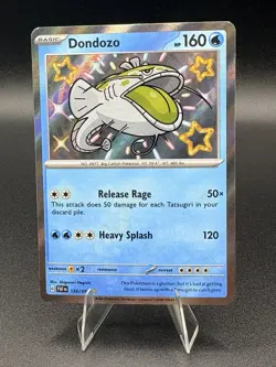 Dondozo Pokemon Scarlet Violet Paldean Fates 126/091 Shiny Rare Holo NM - Image 1