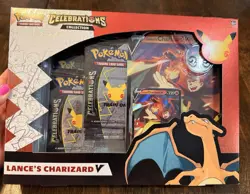 Pokemon TCG Celebrations Lance's Charizard V Box Booster English - Image 1