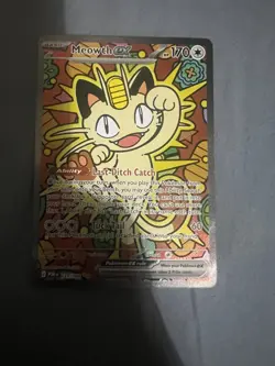 Meowth ex 121/088 ENGLISH Special Illustration Rare - Perfect Order SIR Pokemon - Image 2