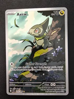 Pokemon TCG - Axew - 145/086 - Illustration Rare - S&V: Black Bolt - NM - Image 1
