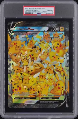 Pikachu V-union Celebrations Collection-jumbo Pokemon PSA 10 - Image 1