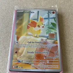 Pokemon TCG Fennekin 080 Black Star ETB promo - Pokemon Centre Stamped SEALED - Image 1