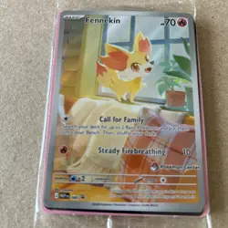 Pokemon TCG Fennekin 080 Black Star ETB promo - Pokemon Centre Stamped SEALED - Image 4