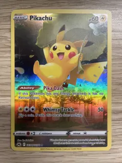 Pokemon TCG Pikachu Crown Zenith: Galarian Gallery Gg30/Gg70 Holo Holo Rare - Image 1