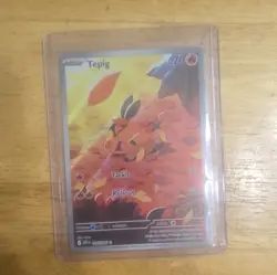 The Pokemon Company Tepig 096/086 Illustration Rare Holo Sv: White Flare EN - Image 1
