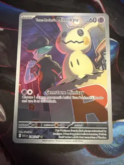 Team Rocket's Mimikyu 238/217, Illustration Rare ME: Ascended Heroes Pokemon TCG - Image 1