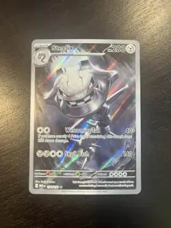 Pokemon TCG MEG Mega Evolution STEELIX #150/132 Illustration Rare NM - Image 1