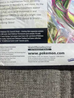 2021 Pokemon Sword & Shield Evolving Skies 3-pack Blister Umbreon Promo SEALED - Image 3