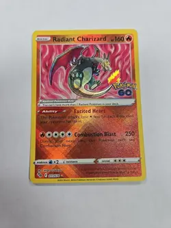 Radiant Charizard 011/078 Pokemon GO Holo - Image 1