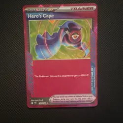 Pokemon TCG Hero's Cape 152/162 SV05 Temporal Forces ACE SPEC Rare Holo ENG - Image 1